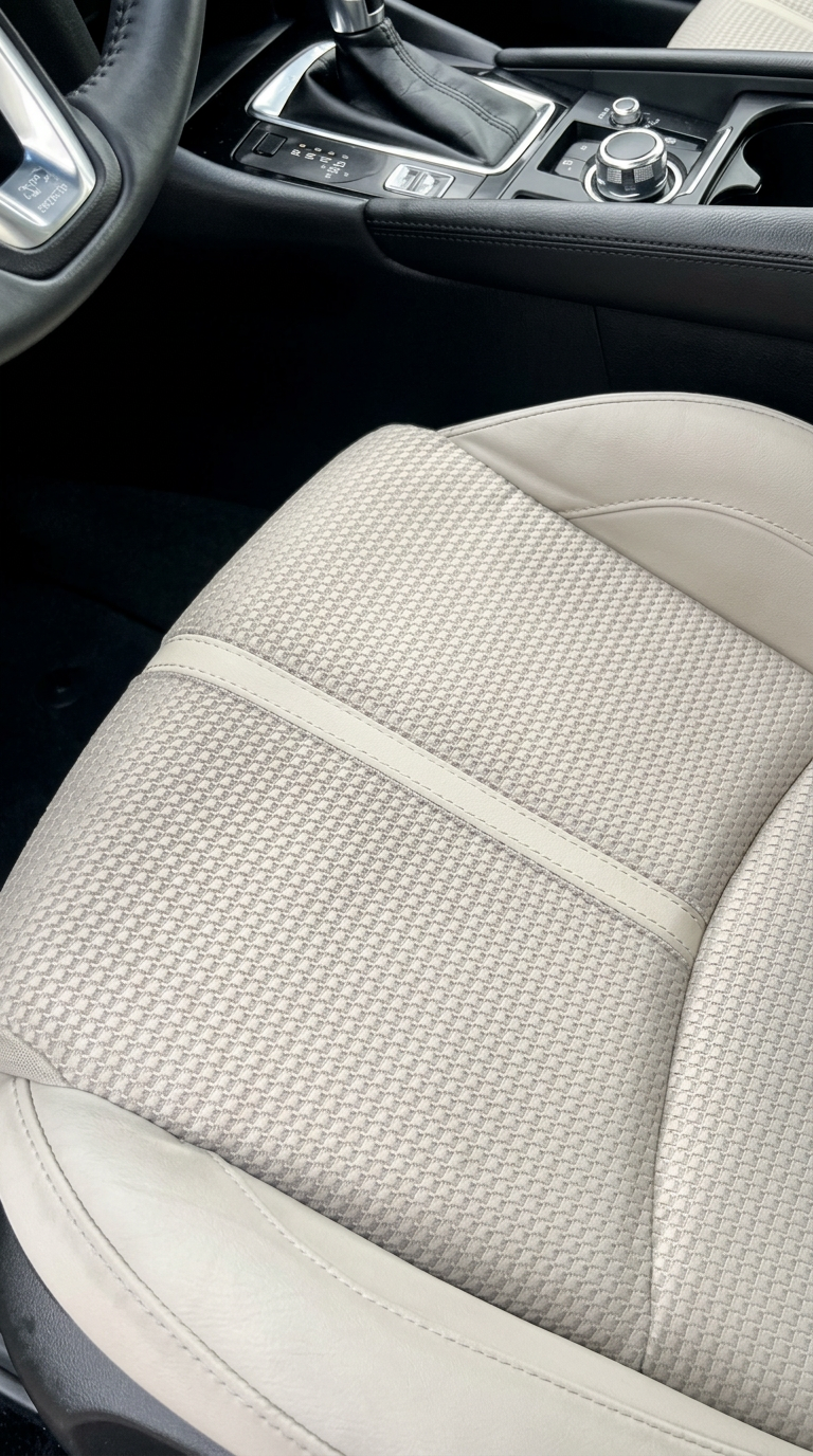 Interior seat detail - after